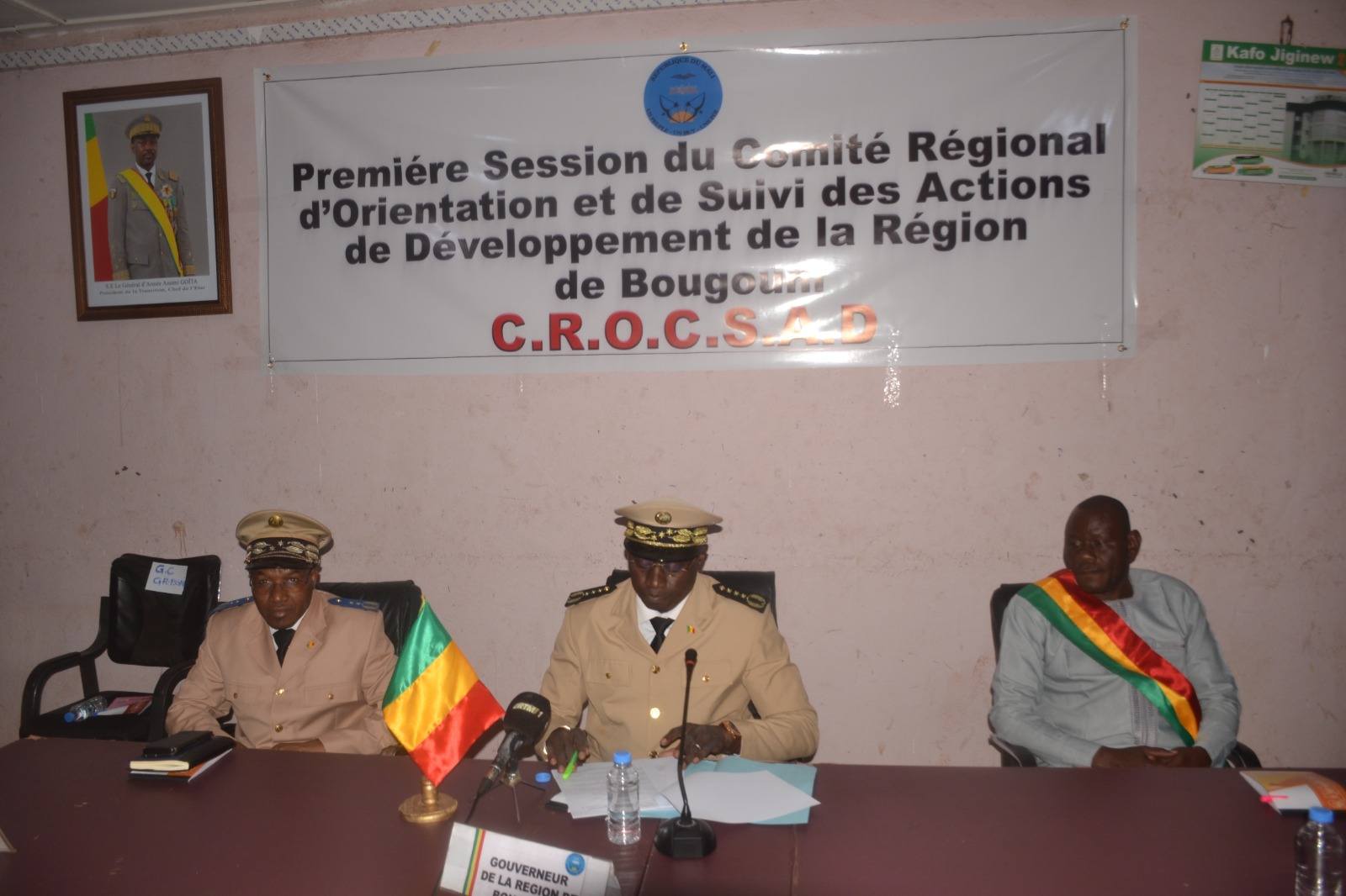 Cadre de concertation régionale pour un développement coordonné : Le Gouverneur Ousmane WELE préside la session inaugurale du CROCSAD à Bougouni