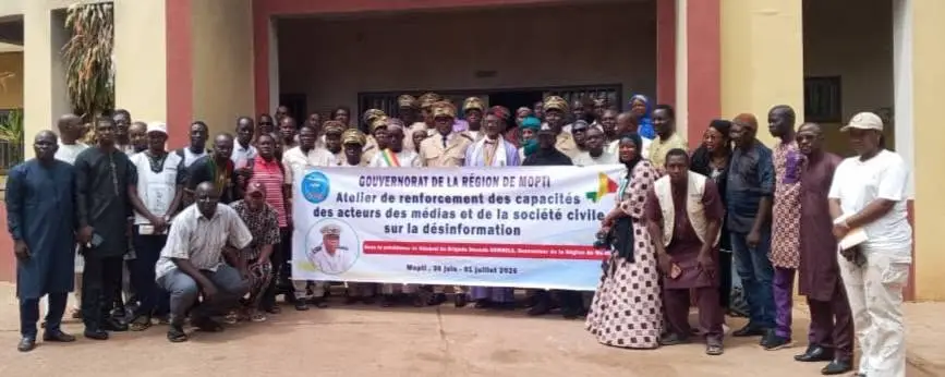 Lutte contre la désinformation, les fakenews et les cabales : La région de Mopti renforce les capacités des acteurs des médias et de la société civile