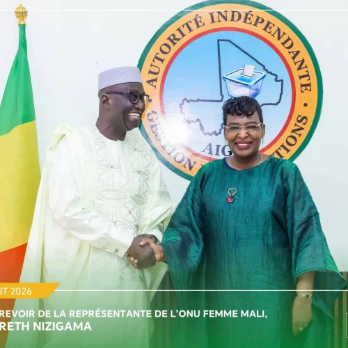Coopération Mali – ONU Femmes : La représentante résidente en fin de mission fait ses adieux à l’AIGE