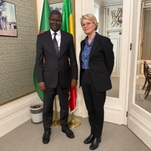 Bruxelles : Des échanges fructueux entre Son Excellence, El Hadji Alhousseini TRAORE et la nouvelle représentante de l’Union européenne pour le Sahel