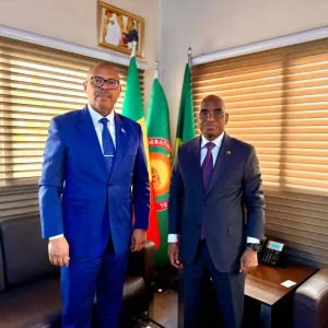 Ambassade du Mali à Brazzaville (République du Congo) : L’Ambassadeur, S.E Aguibou DIALLO reçoit la visite de son homologue de la République Démocratique du Congo (RDC)