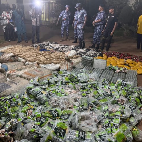Lutte contre les trafics illicites : La Brigade Mobile d’Intervention les Douanes inflige une lourde perte aux réseaux criminels à travers la saisie d’explosifs, de drogue et de mercure
