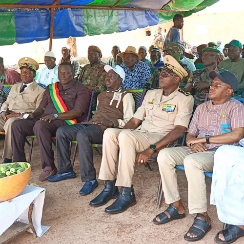 Région de Dioïla : Le Ministre Ibrahima SAMAKE en mission de supervision de la campagne agricole dans la région du Banicô