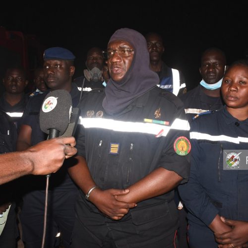 Incendie au « CHINA MALL » de Bamako : Le pire évité grâce à la réactivité et au professionnalisme des unités de la Protection Civile