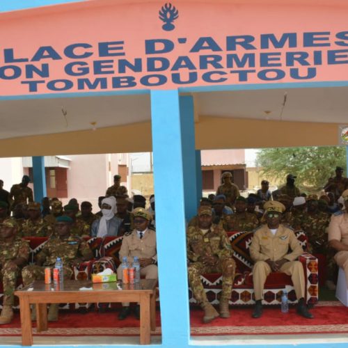 TOMBOUCTOU :  La Région de Gendarmerie N°7 de l’Opération Dougoukoloko dispose désormais d’une nouvelle place d’Armes