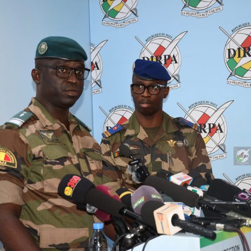 Point de Presse mensuel sur l’actualité sécuritaire du pays : La DIRPA fait le point des opérations et des victoires engrangées par les FAMa