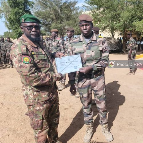 Region Garde n °7 : Fin de formation classique CAT1 et CAT2 consacrée au service général et ouvrier