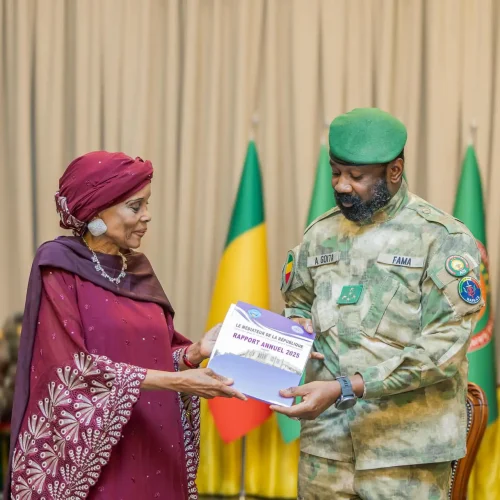 Remise du Rapport annuel 2025 du Médiateur de la République au Président de la Transition