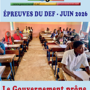 Info-Gouv N° 586 du Mardi 2 juin 2026