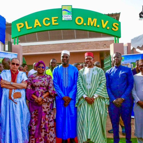 Réhabilitation de la Place OMVS : Le ministre Tiémoko TRAORÉ la remet officiellement au ministre Mamou DAFFÉ