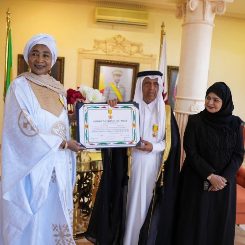 Diplomatie : L’ancien Ambassadeur du Qatar au Mali élevé au rang de « CHEVALIER DE L’ORDRE NATIONAL DU MALI »