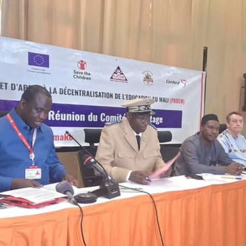 Éducation nationale : le Comité de pilotage du Projet d’Appui à la Décentralisation de l’Education au Mali fait le point sur ses réalisations