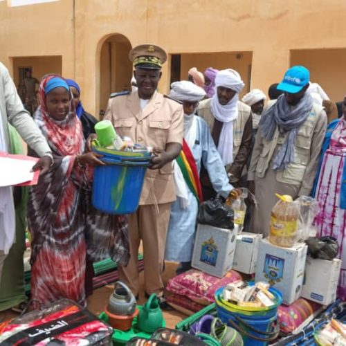 Anderamboukane (Ménaka) :  92 ménages reçoivent l’assistance d’urgence