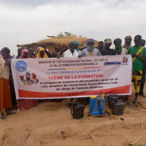 Formation Professionnelle et Apprentissage : Le FAFPA renforce les capacités des producteurs de Taoussa en traitement phytosanitaire