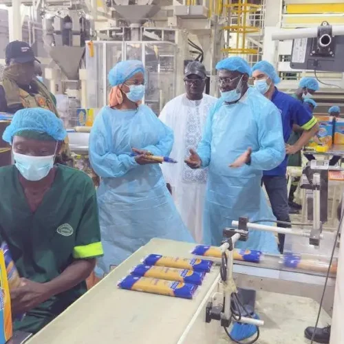 Promotion de l’Entreprenariat : La Ministre Oumou SALL SECK à la découverte de l’entreprise SONALIM