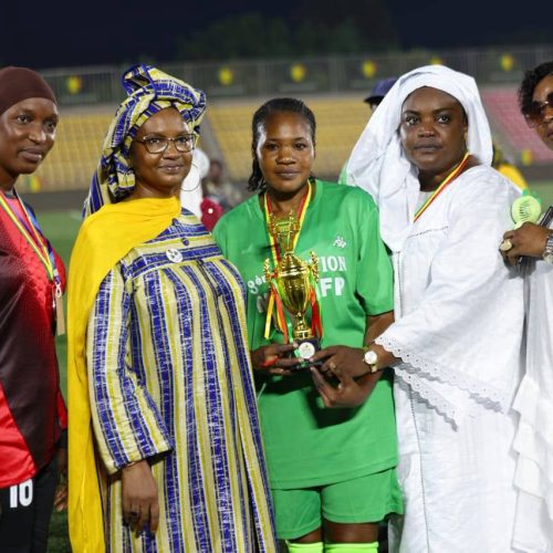 Tournoi de Football Féminin Interministériel : L’équipe féminine de football du MENEFP vice-championne