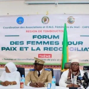 Forum des femmes de Tombouctou : Le Ministre, Bouréma KANSAYE salue leur engagement pour la paix et la réconciliation