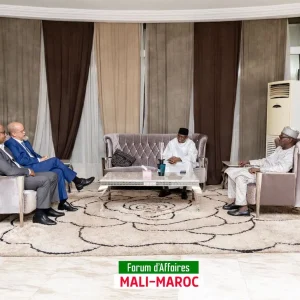 Forum d’Affaires Mali – Maroc : LE MINISTRE MOUSSA ALASSANE DIALLO ACCUEILLE SON HOMOLOGUE DU MAROC RYAD MEZZOUR