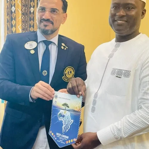 Action Humanitaire et Engagement Citoyen : Le Ministre FOMBA accorde une audience au Gouverneur du Lions Clubs International