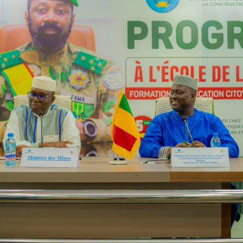 5ème cohorte de « A l’École de la Citoyenneté » : Le ministre Amadou KEÏTA explique les enjeux du secteur minier sur la souveraineté nationale