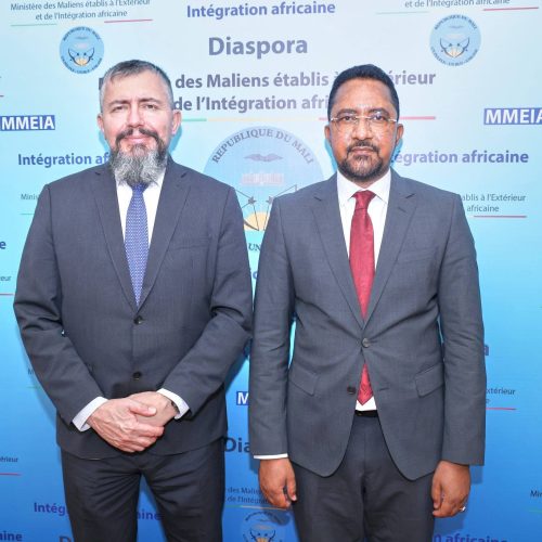 Préparatifs de la 2ème Edition du Forum International de la Diaspora : Des échanges fructueux entre le Ministre Mossa AG ATTAHER et l’Ambassadeur de l’Italie