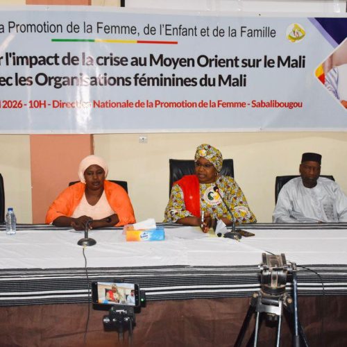 Crise au Moyen-Orient : le Ministère de la Femme mobilise les associations féminines face aux impacts économiques au Mali
