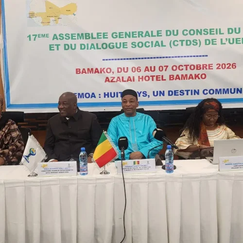 17ème Assemblée Générale du CTDS de l&rsquo;UEMOA à Bamako : Le Ministre Fassoun COULIBALY lance les travaux