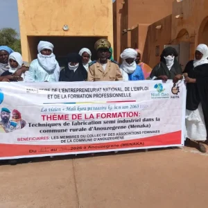 Ménaka : Des militantes d’associations féminines formées en technique de fabrication du savon semi-industriel