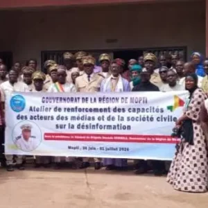 Lutte contre la désinformation, les fakenews et les cabales : La région de Mopti renforce les capacités des acteurs des médias et de la société civile