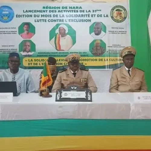 31ème Edition du mois de la solidarité à Nara : Le Gouverneur, Médecin Général de Brigade El Hadj Amara DOUMBIA lance les activités