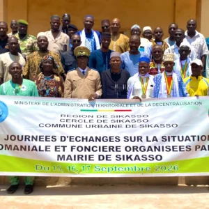 Région de Sikasso : La région lance la réflexion sur la situation domaniale et foncière