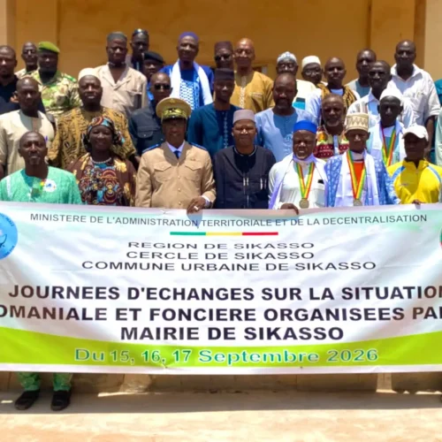 Région de Sikasso : La région lance la réflexion sur la situation domaniale et foncière