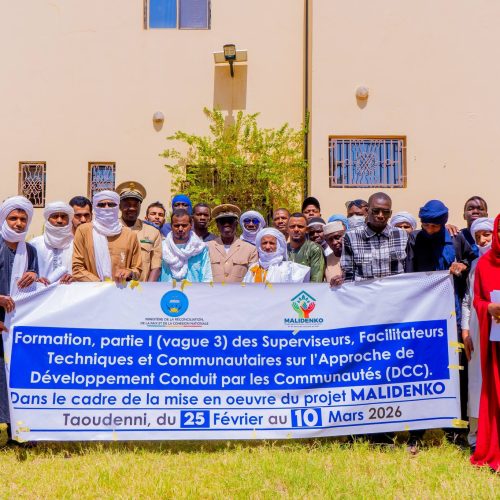 Taoudénni : clôture de la formation sur le Développement conduit par les communautés du projet MALIDENKO