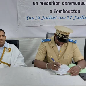 Médiation communautaire pour la paix et la cohésion sociale : Les acteurs locaux de Tombouctou renforcés