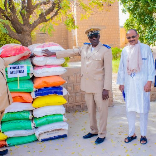 Opération « Sunkalo Solidarité » à Taoudenni : 20 tonnes de riz distribuées aux populations vulnérables pour le Ramadan et le Carême