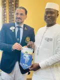 Action Humanitaire et Engagement Citoyen : Le Ministre FOMBA accorde une audience au Gouverneur du Lions Clubs International