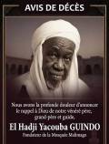 Rappel à Allah de Cheikh Yacouba Guindo : Le ministre Mahamadou KONE rend un hommage mérité au fondateur de la Mosquée Malimag