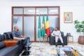 Forum International de la Diaspora 2026 : Le Ministre Mossa AG ATTAHER reçoit en audience l’ex footballeur Seydou KEITA
